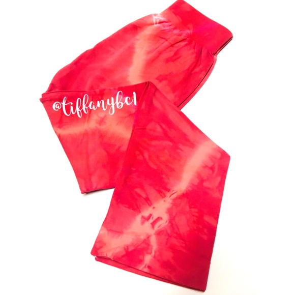 Nikibiki Pants - Nikibiki Seamless Custom Tie Dye Capri Legging